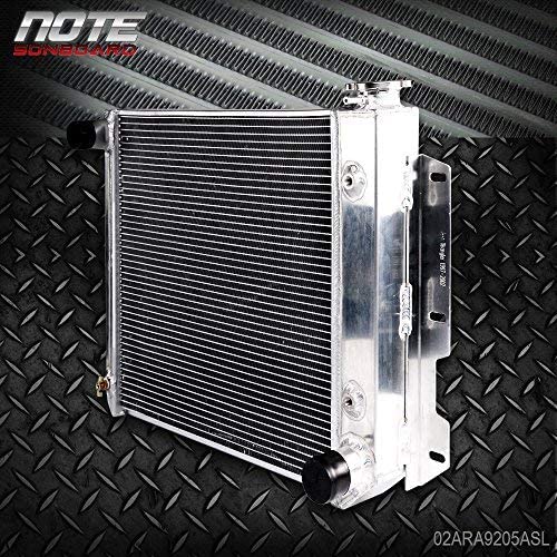 Full Aluminum Racing Radiator Replacement For Jeep Wrangler TJ YJ V8 Conversion 1987-1995 1997-2002