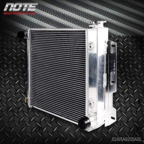 Full Aluminum Racing Radiator Replacement For Jeep Wrangler TJ YJ V8 Conversion 1987-1995 1997-2002