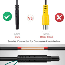 Misayaee Rear View Back Up Reverse Parking Camera in License Plate Lighting Night Version (NTSC) for BMW 1er Series /M1 E81 E87 F20 F21 116i 118i 120i 135i