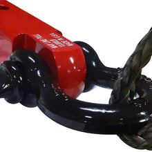 RUGCEL Shackle Hitch Receiver 2 inch 13000 Lbs Break Strength Never Rust Receiver Shackle Bracket Heavy Duty and Solid with 3/4'' D Ring Shackle, Towing Accessories for Trucks