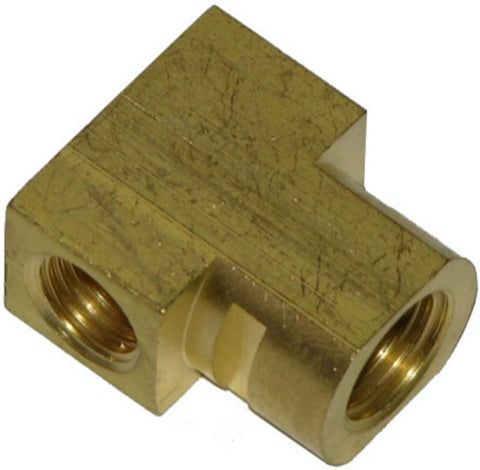 Inline Tube Compatible with 1964-1970 Rear Flex Brake Line Hose Brass Tee Block with w Slot Axle End Housing (E-3-8)