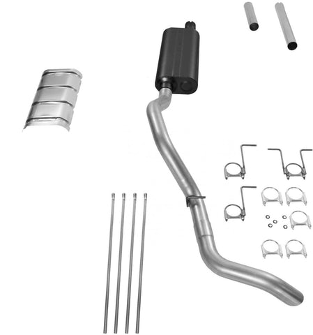 Flowmaster 17211 Cat-back System - Single Side Exit - Force II - Mild Sound