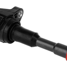 4Pcs Ignition Coil Pack Replacement for Honda Civic Hybrid 03 04 05 06 07 08 09 10 11 1.3L L4 UF374 C1408 5C1405, Front