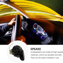 GARNECK 12V Waterproof Car Horn Plastic Metal Magnet Snails Shape Truck Speaker Horn Trumpet for Auto Vehicle Motorcycle Replacement Parts(Black)