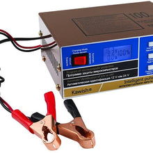 Full Automatic Car Battery Charger 12V/24V 10Amp Intelligent Pulse Repair Battery Charger Truck Motorcycle Charger