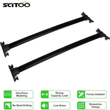 SCITOO fit for 2008 2009 2010 2011 2012 2013 for Toyota Highlander Sport Utility Aluminum Alloy Roof Top Cross Bar Set Rock Rack Rail