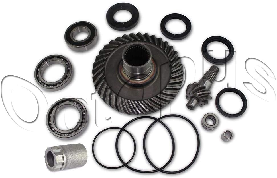 OCTOPUS HONDA TRX 300 FW 4x4 2x4 ATV Fourtrax Rear Differential Ring & Pinion Gear Bearing & Seal kit 88-00 Nut Tool TRX300FW Four Trax Gears