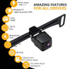 Wireless Digital License Plate Backup Camera, HD 720P Car WiFi Rear View Reverse Camera, Super Wide View Angle Night Vision Waterproof, USB 5V Vehicles Cam for iPhone, iPad or Andriod Devices