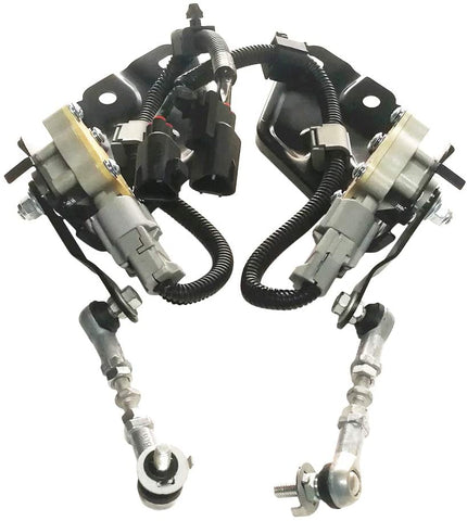LuftMeister 89407-60022 89408-60011 Pair Rear Height Control Sensor Set for Lexus GX470 2003-2009 Toyota 4Rrnner 2003-2009 Toyota Land Cruiser Prado 120 2003-2009 89407-60021