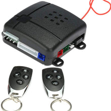KKmoon Car Vehicle Security System Universal Burglar Alarm Protection Anti-Theft System with 2 Remote Contoller
