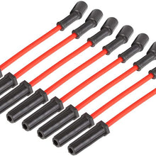 X AUTOHAUX Spark Plug Wire Set for Escalade Base 5.3 6.0L 2002-2006 - Straight Boot