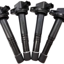 DAVRPES 4Pcs/Pack 30520-R40-007 Ignition Coils Pack For 2008-2015 Honda Accord Civic CR-V Crosstour 2013-2018 Acura ILX 2.4L L4 5C1719|E1102|52-2074|IC692|30520-R40-007|C1662|610-50159|UF-602