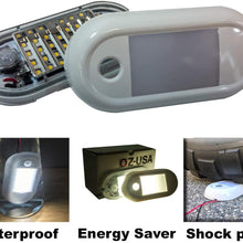 5" Motion Sensor RV LED Porch Light Fixture Security Marine Boat Utility 12v 24v Motorhome Camper Van auto Semi Truck Travel Trailer Bed Overland Water Proof Heavy Duty Interior Exterior