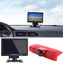 Navinio New Version Car Third Roof Top Mount Brake Lamp Camera Brake Light Rear View Backup Camera+7" LCD Car Dashboard Color Monitor for Chevrolet Express GMC Savana Vans Exporer Vans Cargo