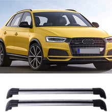 MotorFansClub Roof Racks Cross Bars Fit for Compatible with Audi Q3 2013 2014 2015 2016 2017 Crossbars Luggage Cargo Rack Aluminum