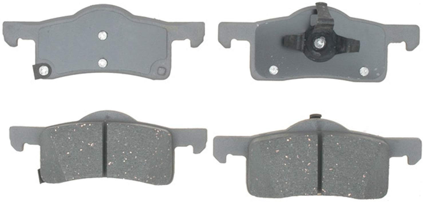 ACDelco 14D935C Advantage Ceramic Rear Disc Brake Pad Set with Wear Sensor