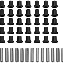 SuperATV Heavy Duty UHMW A-Arm/Control Arm Bushing Kit for OE Arms for Polaris Ranger Full Size XP 800 (2010-2014) - Front and Rear - Stronger Than Stock With Lower Wear