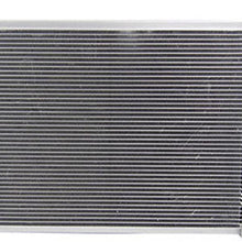 OzCoolingParts 67-69 Chevy Camaro Radiator, 4 Row Core Aluminum Radiator for 1967-1969 68 Chevrolet Camaro Big Block Pontiac Firebird, L6 V8 Auto Engines