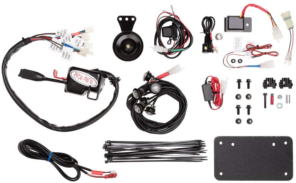 Ryco Enduro Lighting Kit YAMAHA RHINO 450 4X4 RHINO 660 4x4 RHINO 700 FI 4x4 Auto