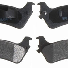 ACDelco 14D666M Advantage Semi-Metallic Rear Disc Brake Pad Set with Wear Sensor