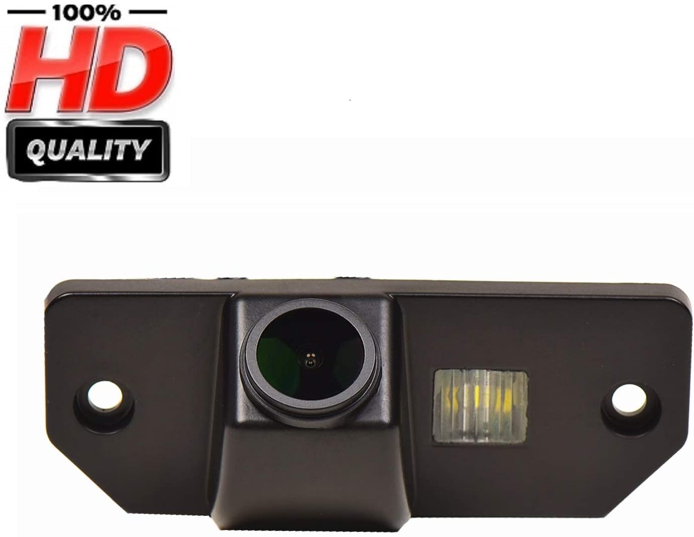 HD 1280x720p 170° Rear Reversing Backup Camera Rearview License Plate Camera Night Vision Waterproof for Ford Kuga Everest Mondeo BA7 Fiesta ST Focus Mk2 MK3 Transit S-Max C-Max (Model A= 52 x 25 mm)