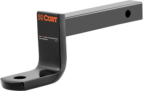 CURT 45016 Class 2 Trailer Hitch Ball Mount, Fits 1-1/4-Inch Receiver, 3,500 lbs, 3/4-Inch Hole, 3-1/4-Inch Drop, 2-5/8-Inch Rise