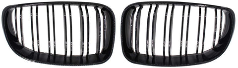 NewYall Pack of 2 Gloss Black Front Left Driver and Right Passenger Side Grille Grill