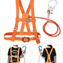 Jadeshay Climbing Harness Outdoor Adjustable Safe Belts for Mountaineering Tree Climbing Outdoor Training Caving Rock Climbing Rappelling Equip Aerial Work Large Buckle 3m