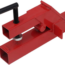 ELITEWILL Clamp On Trailer Hitch 2" Ball Mount Receiver Deere Bobcat Tractor Bucket