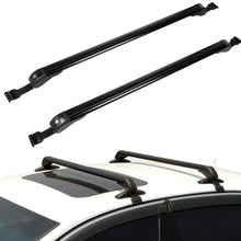 ECCPP Roof Rack Crossbars Universal 43.3" Window Frame Cross Bars Rooftop Luggage Canoe Kayak Carrier Rack - Fits Naked Roof Models ONLY