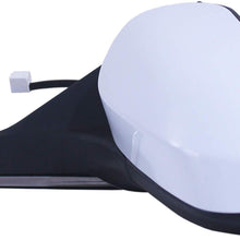 Spieg TO1320320 Side Mirror Replacement for Toyota Camry Power Heated Paintable White Driver Left