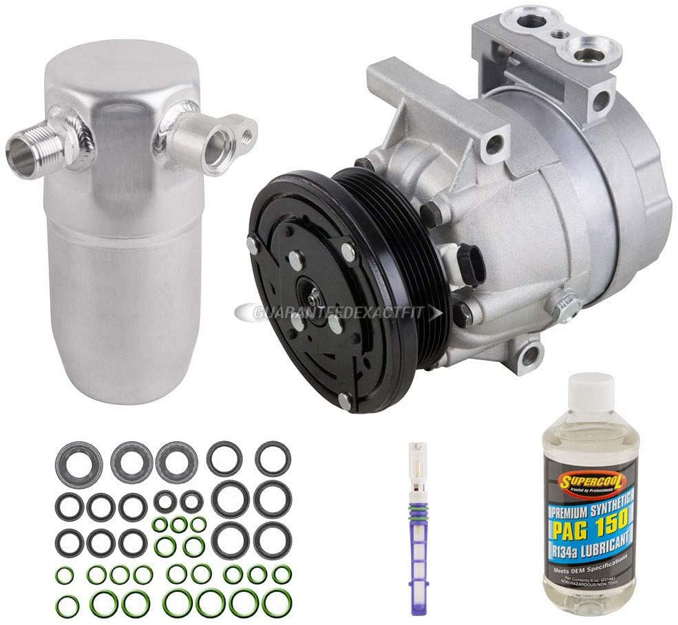AC Compressor & A/C Repair Kit For Chevy Malibu Pontiac Grand Am Oldsmobile Alero Cutlass V6 - BuyAutoParts 60-80138RK New