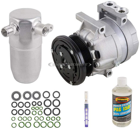 AC Compressor & A/C Repair Kit For Chevy Malibu Pontiac Grand Am Oldsmobile Alero Cutlass V6 - BuyAutoParts 60-80138RK New