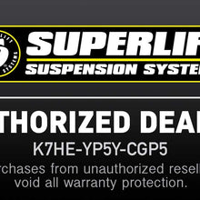 Superlift 4.5" Suspension Lift Kit-Super ide Shocks