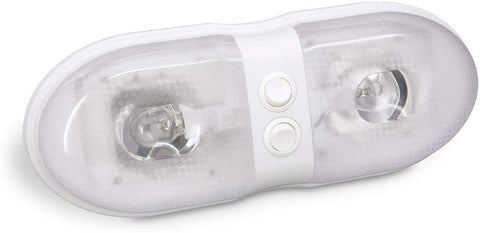 Bargman 34-76-243 Incandescent Interior Light (Dual Bulb with Dual Switches)