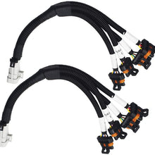 labwork 2pcs Ignition Coil Harness Set Fit for LS1 LS6 Engine Relocation Brackets