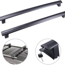 Liftstrut 2 Pcs Roof Rack Cross Bars Luggage Carrier Black Bar fit for Jeep Grand Cherokee 2011-2018 Aluminum top roof rack crossbars(Not fit SRT & Altitude Models)