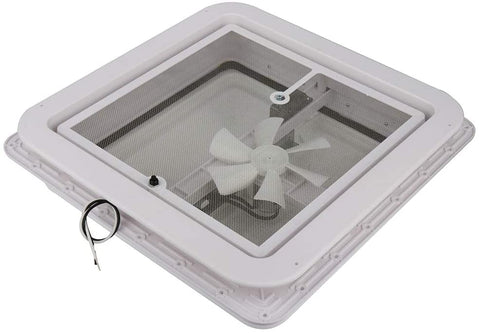 Ineedup Fresh Air Rain Ventilation VK100M White Quick Installation for 14 x 14 Vent Cover Ventilation Motorhome Camper Trailer Ventline