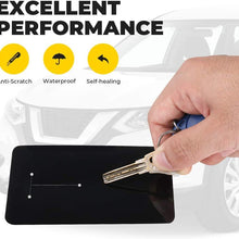 BougeRV 4 PCs 30'' Bike Rack Straps (Orange & Black) + 6 Packs Car Scratch Protector for Trunk Bike Racks (Black)