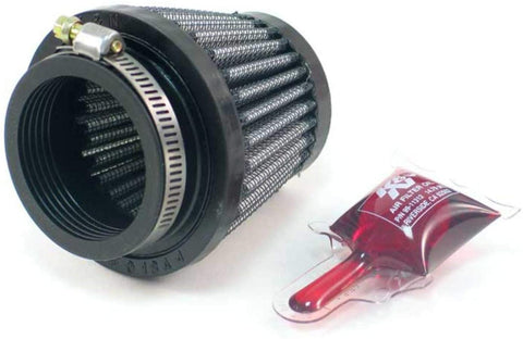 K&N Universal Clamp-On Air Filter: High Performance, Premium, Replacement Engine Filter: Flange Diameter: 1.75 In, Filter Height: 2.5 In, Flange Length: 0.625 In, Shape: Round Tapered, RU-2690
