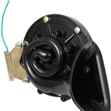 GARNECK 12V Waterproof Car Horn Plastic Metal Magnet Snails Shape Truck Speaker Horn Trumpet for Auto Vehicle Motorcycle Replacement Parts(Black)