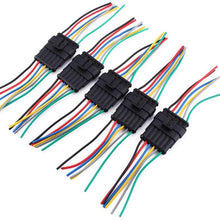 5 Kits 6 Pin Way Waterproof Wire Connector Plug Car Auto Electrical Wire Connectors AWG Terminal