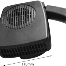 JullyCAnnice Portable Car Auto Air Heater Electric Heating Fan Demist & Defrost Noise-Free Warm Air Blower for 12V Vehicle