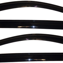 Auto Ventshade 94642 Original Ventvisor Side Window Deflector Dark Smoke, 4-Piece Set for 2011-2018 Mitsubishi Outlander