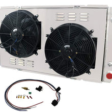 CoolingSky 3 ROW ALUMINUM RADIATOR +2X12" FAN +SHROUD COMBO FOR 1994-2000 CHEVY GMC C/K 2500/3500 C6500 7.2 7.4L PICKUP