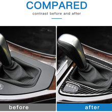 AIRSPEED Carbon Fiber Car Gear Shift Knob Panel Frame Cover Interior Trim Stickers for BMW E60 2008-2010 Accessories