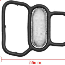 X AUTOHAUX Solenoid Gasket Engine Valve Filter Set for Honda 36172-P08-A01 15825-P2M-005