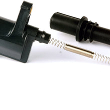 Combo Pack of MAS Straight Boot Ignition Coils with OEM Spark plug SP546 compatible with Ford Lincoln Mercury V8 V10 4.6l 5.4l 6.8l Compatible with E508