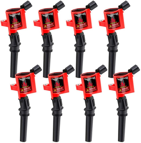 PACK of 8 Ignition Coil 15% More Compatible F150 for Ford Lincoln Mercury 4.6L 5.4L V8 Compatible with DG508 C1454 C1417 FD503