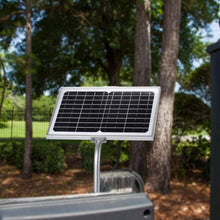 SUNER POWER 12V Waterproof Solar Battery Trickle Charger & Maintainer - 10 Watts Solar Panel Built-in Intelligent MPPT Solar Charge Controller + Tubular Mount Bracket + SAE Connection Cable Kits